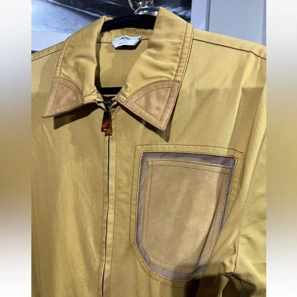 Fendi Jumpsuit SIZE SMALL Brown, Suede